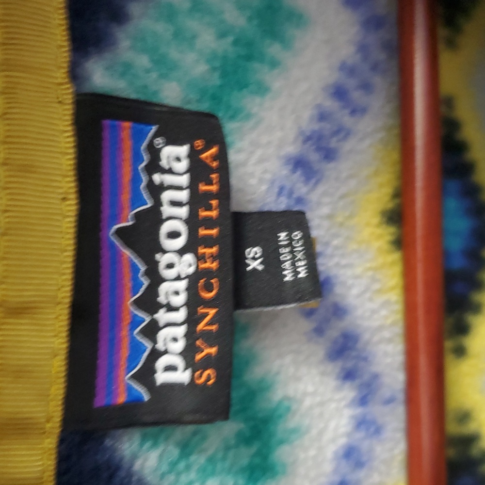 Patagonia Timber Twist Aztec Fleece XS T snap - Picture 4 of 9